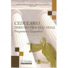 CEDULARIO DE DERECHO PROCESAL PENAL -Preguntas y esquemas